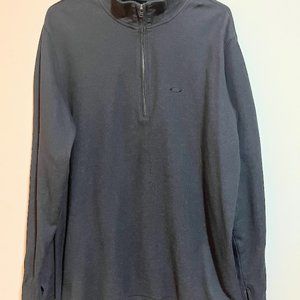Oakley Men's Quarter Zip Sweater, Large